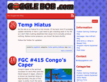 Tablet Screenshot of gogglebob.com
